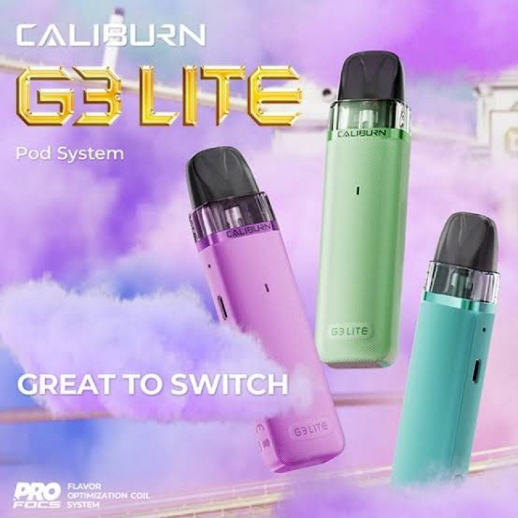 Uwell - سيجارة إلكترونية Caliburn G3 Lite 1200Mah Pod Mod