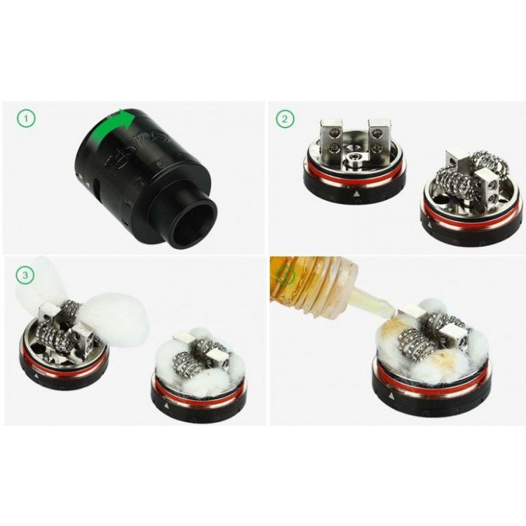 Aspire - Quad-Flex Power Pack Rda Elektronik sigara Atomizer