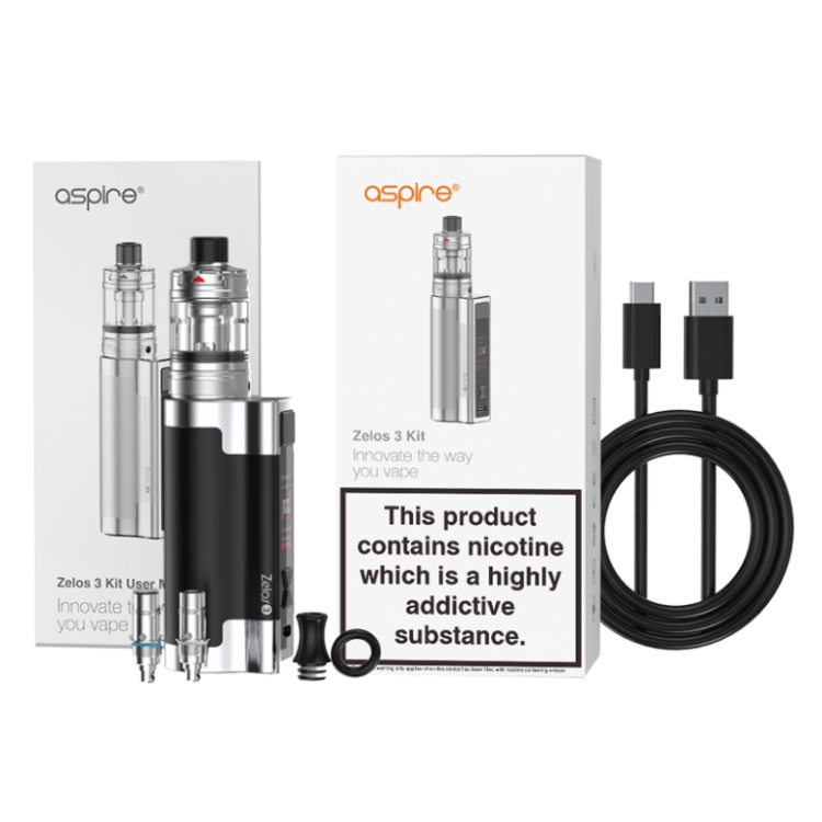 Aspire - Zelos 3 3200 Mah 80w Mtl Elektronik Sigara Kit