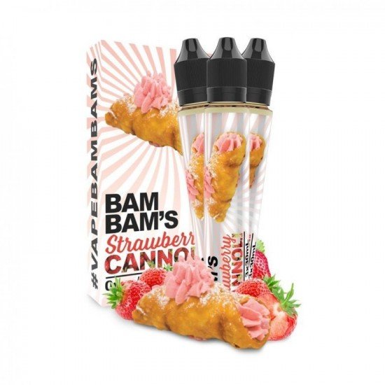 Bam Bam's - Strawberry Cannoli Premium Liquid