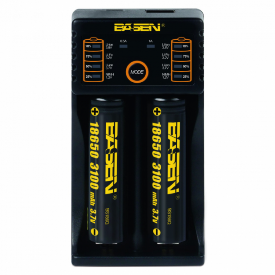 Basen BS2 Li-ion 18650 Battery Charger