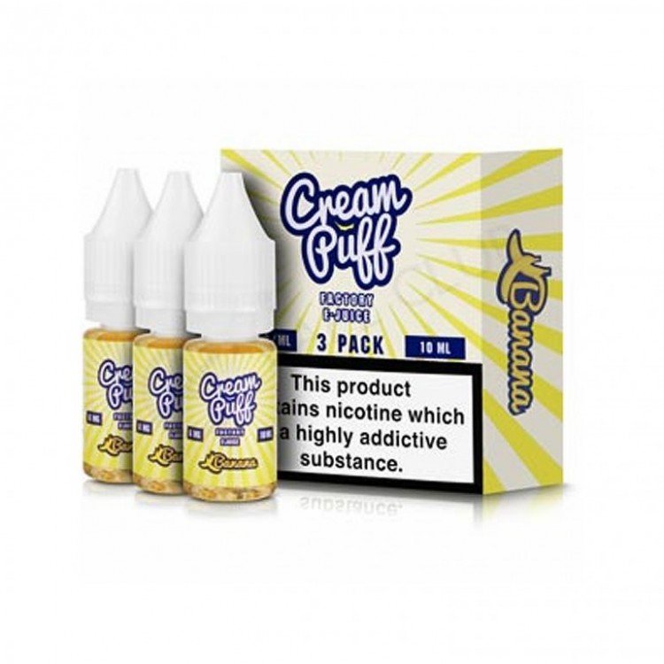 Cream Puff Factory - Banana 3x10 ml Premium Likit