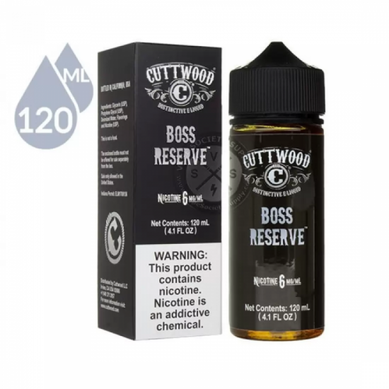 Cuttwood - Boss Reserve 120 ml. Electronic Cigarette Liquid