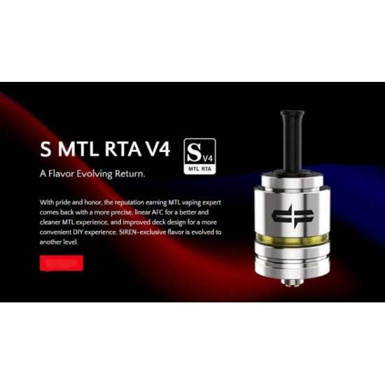 Digiflavor - Siren V4 22 mm Mtl Electronic Cigarette Atomizer