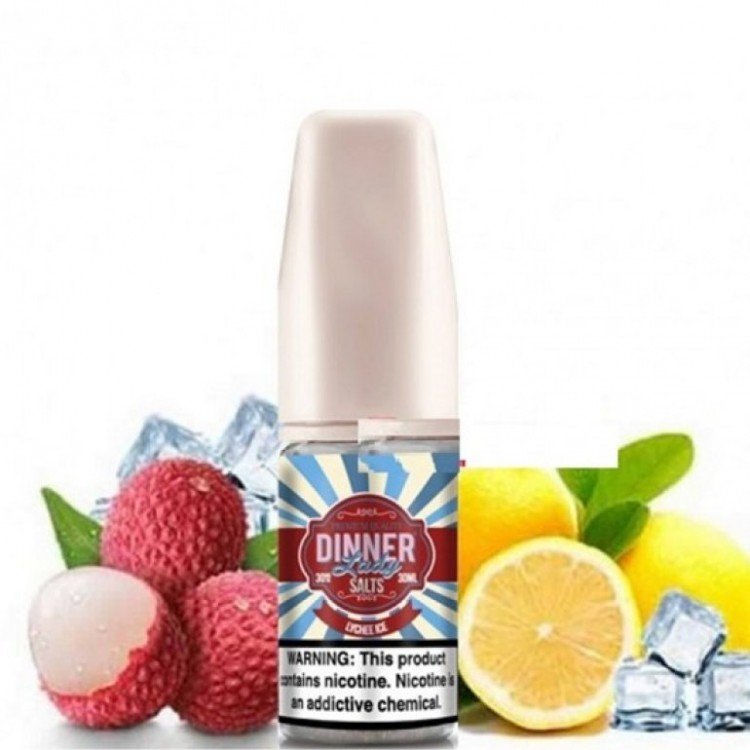 Dinner Lady - Lychee Ice 30 ml Premium Salt Likit