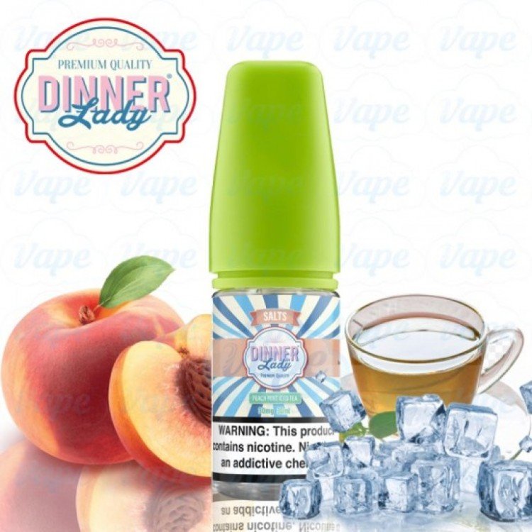 Dinner Lady - Peach Mint Iced 30 ml Premium Salt Likit