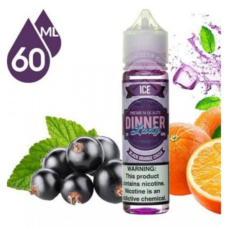 Dinner Lady Summer Holiday Black Orange Crush 60 ML Premium Likit