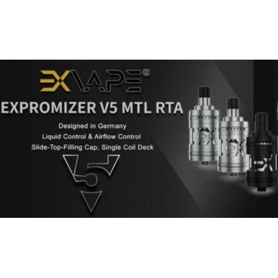 Exvape - Expromizer V5 MTL RTA Electronic Cigarette Atomizer