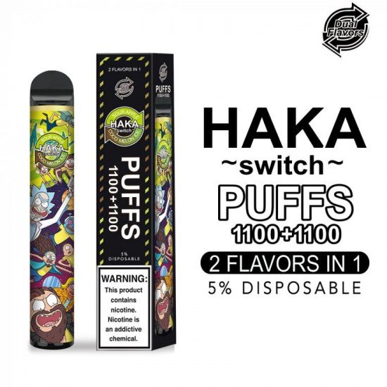 Haka - Switch Double Aroma 1100+1100 (2200) Puff Disposable Electronic Cigarette