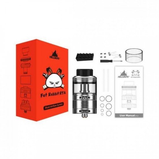 Hellvape - Fat Rabbit Rta 28 mm Electronic Cigarette Atomizer