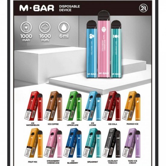 Mbar - 1600 Puff Disposable Electronic Cigarette