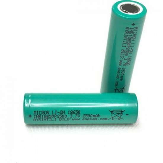 Micron - 2500mah 18650 Battery