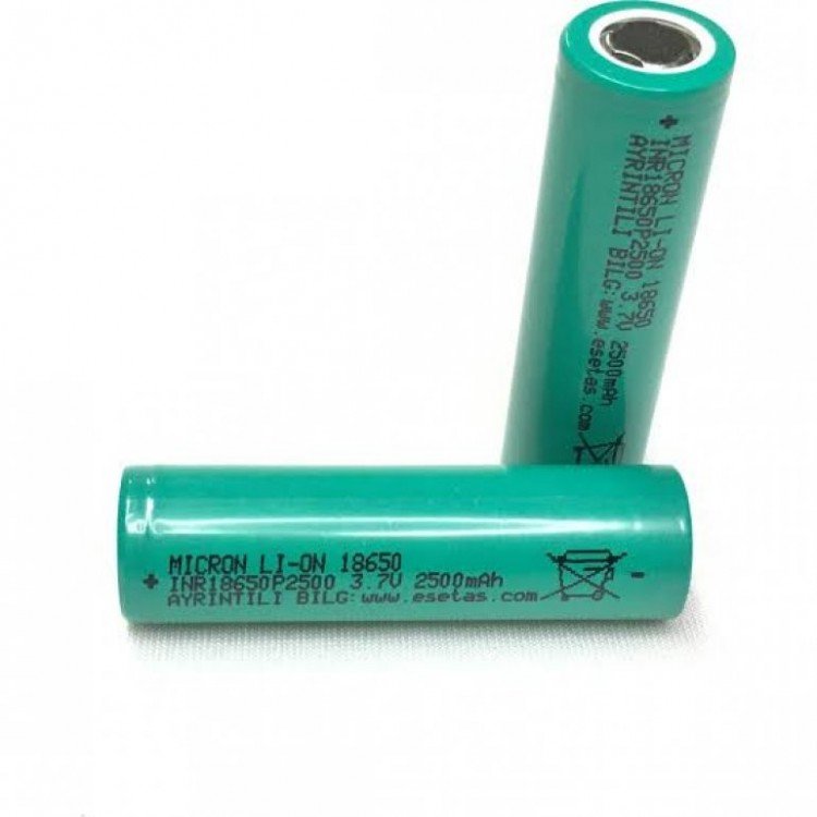 Micron - 2500 mah 18650 Pil