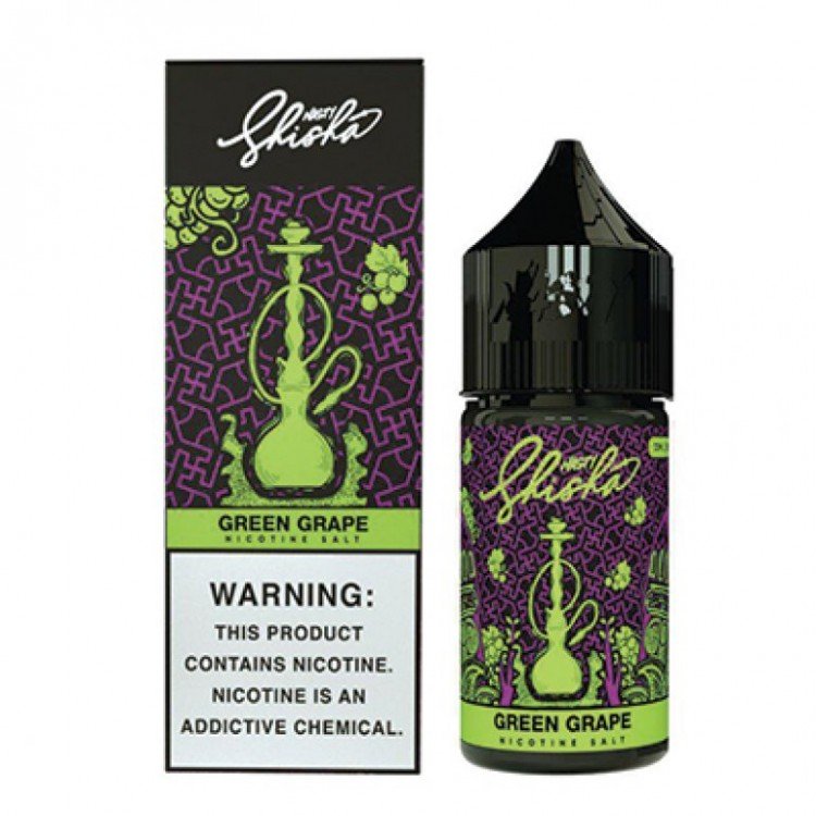 Nasty Juice - Shisha Salt Green Grape Premium Likit 30ml