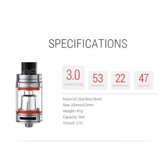 SMOK TFV8 BABY ELECTRONIC CIGARETTE ATOMIZER