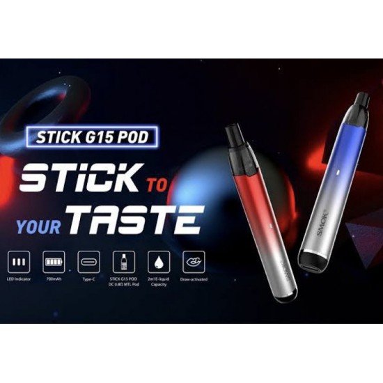 Smok - G15 700 Mah Pod Mod Electronic Cigarette Kit