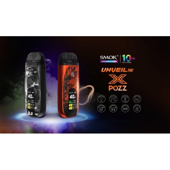 Smok- Pozz X 40W 1400mAh Pod Mod Electronic Cigarette Kit