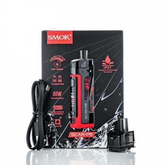 Smok - Scar P5 80 w Electronic Cigarette Kit