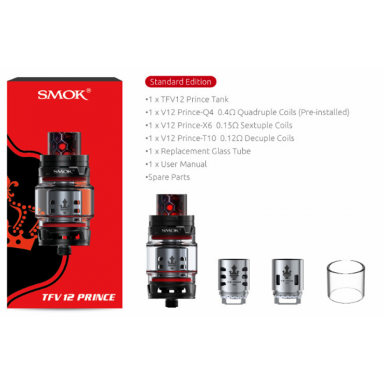 Smok TFV12 Prince 8 ML Electronic Cigarette Atomizer