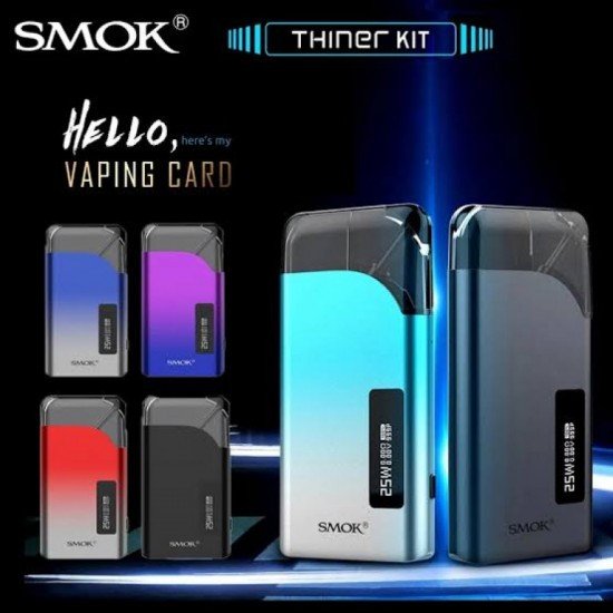 Smok - Thiner 25 w 750 Mah Pod Mod Electronic Cigarette Kit