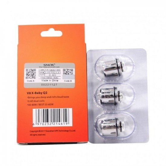 Smok V8 X-Baby G priv 2 Coil (pack of 3)