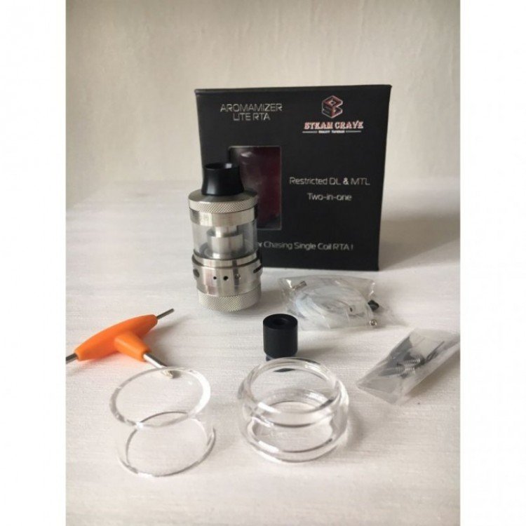 Steam Crave Aromamizer Lite RTA MTL & DL Atomizer 4.5ml