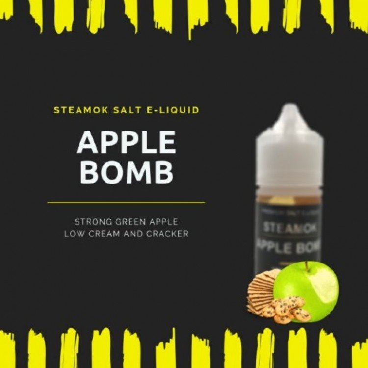 SteamOk - Apple Bomb 30ML Premium Salt Likit