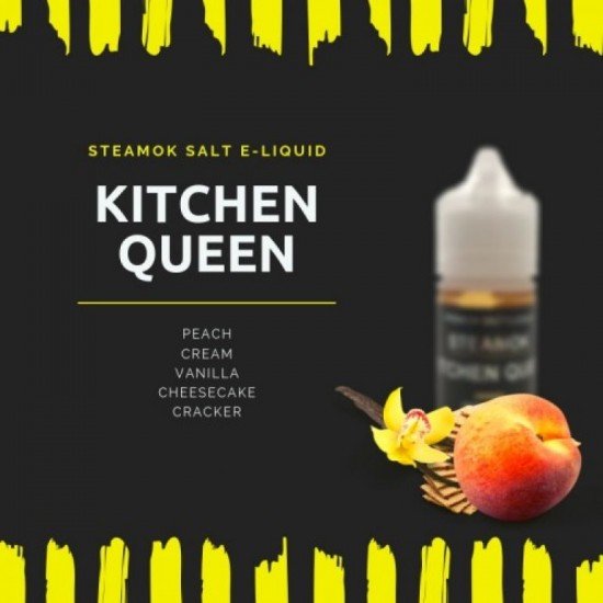 SteamOk - Солевая жидкость Kitchen Queen премиум-класса, 30 мл