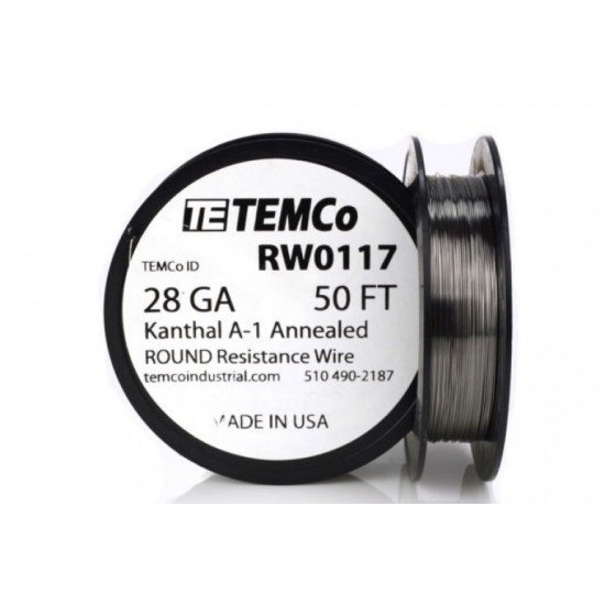 TEMCo Kanthal A1 28 GA 10 метров Провод