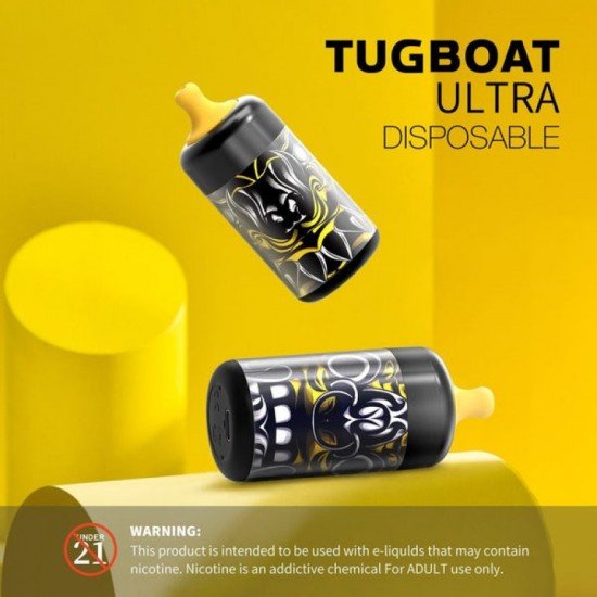 Tugboat Ultra 6000 Puff سيجارة إلكترونية قابلة لإعادة الشحن