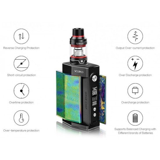 VOOPOO Too 180 Вт с комплектом электронных сигарет UFORCE TC