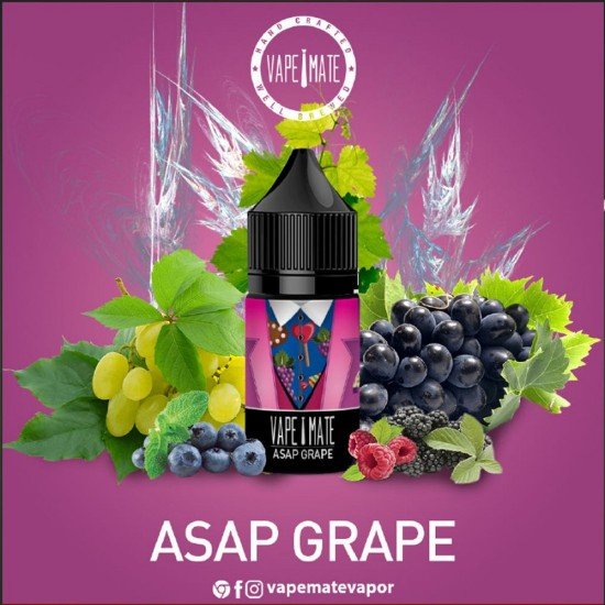 Vape Mate - жидкость Asap Grape 30 мл