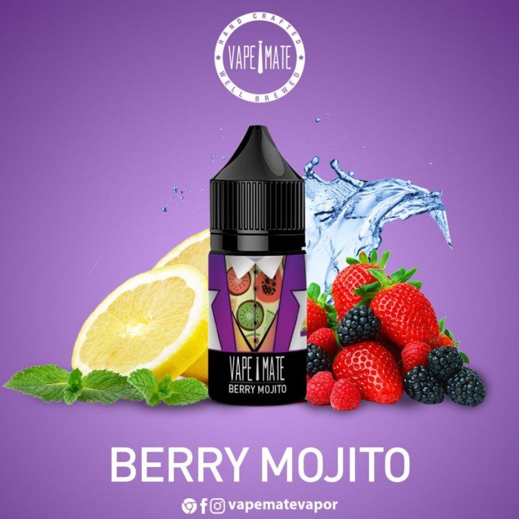 Vape Mate - Berry Mojito 30 ML Likit