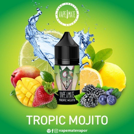 Vape Mate - Тропический Мохито 30 мл Солевая жидкость