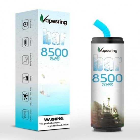 Vapesring - 8500 Puff Перезаряжаемая одноразовая электронная сигарета