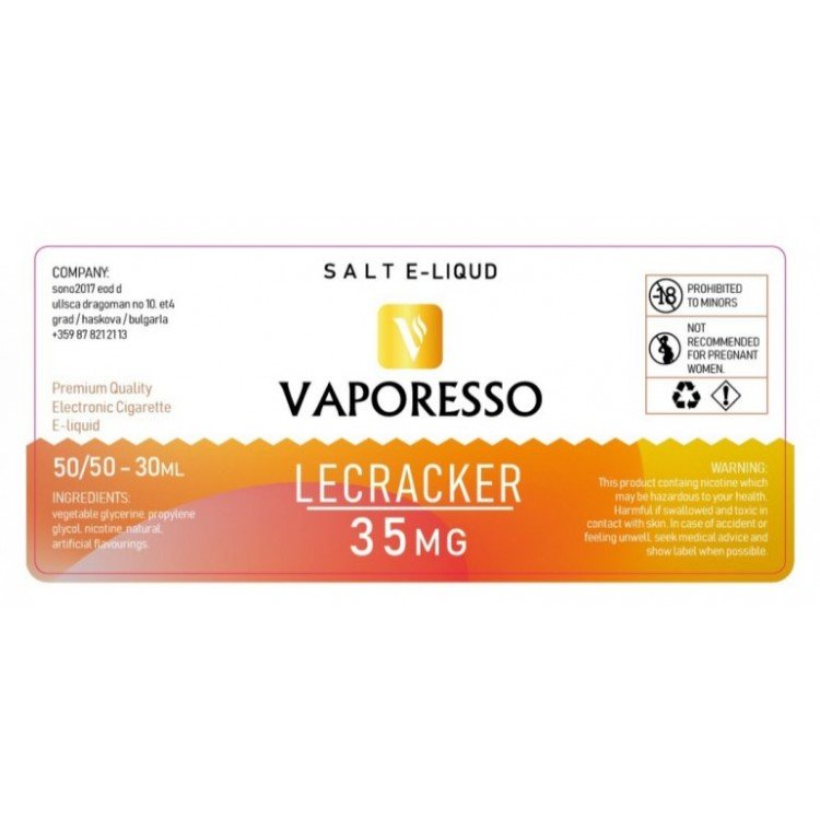 Vaporesso - Lecracker 30 ml Salt Likit