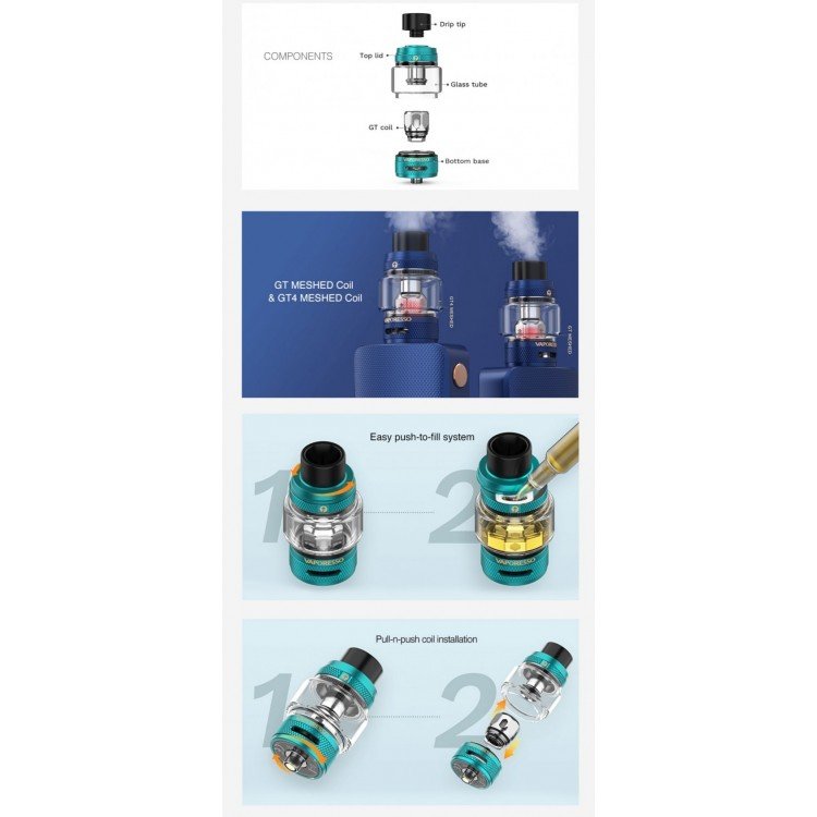 Vaporesso - Nrg-S 8 ml Elektronik Sigara Atomizer