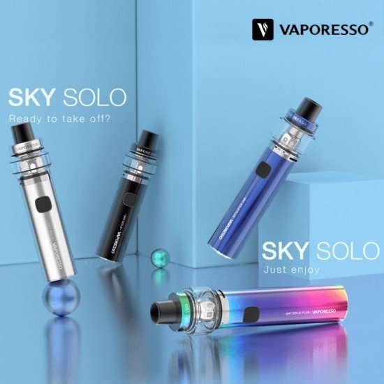 Vaporesso - Sky Solo Plus 3000 мАч, 7 мл, комплект электронных сигарет