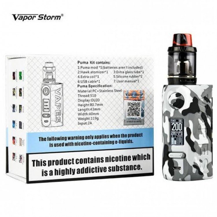 Vaporstorm - Puma 200w Hawk Elektronik Sigara Kit