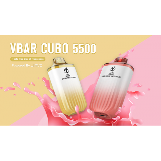 Vbar - Cubo 5500 Puff Одноразовая перезаряжаемая электронная сигарета