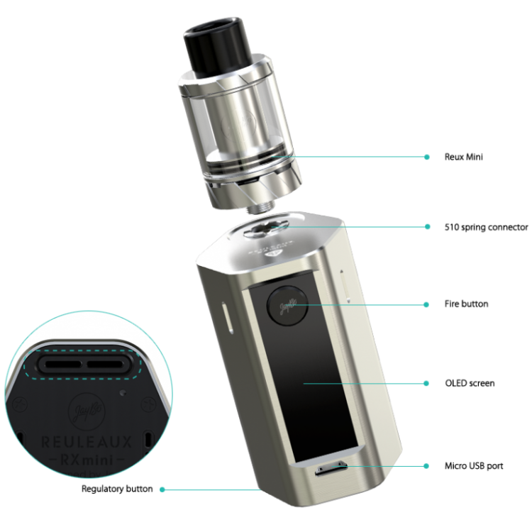 Wismec - Reuleaux RX Mini Elektronik Sigara Kit 2100 Mah