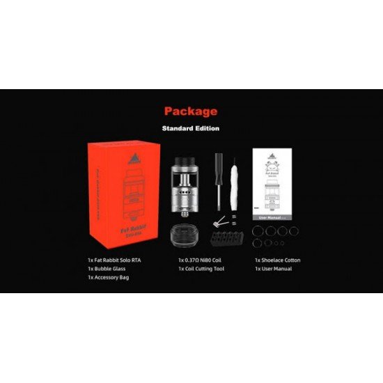 Hellvape - Fat Rabbit Solo 25 mm DL/RDL Electronic Cigarette Atomizer