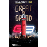 Uwell - مجموعة السجائر الإلكترونية Caliburn G3 25w Pod Mod