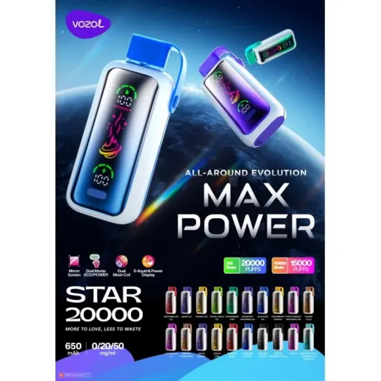 Vozol Star 20000 Puff Disposable Electronic Cigarette