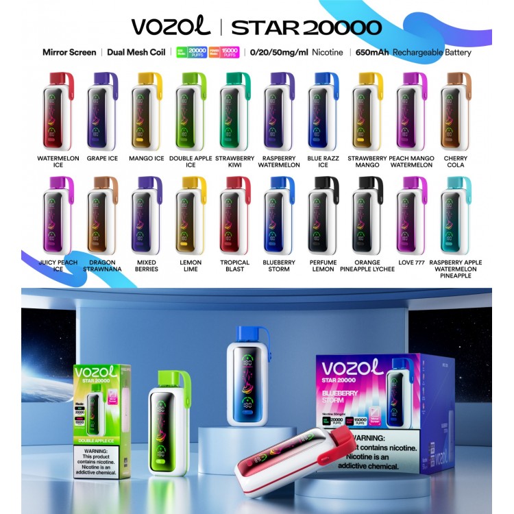 Vozol Star 20000 Puff Disposable Electronic Cigarette